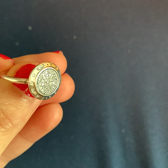 Pandora Logo Pavè Ring - Picture 4 of 6
